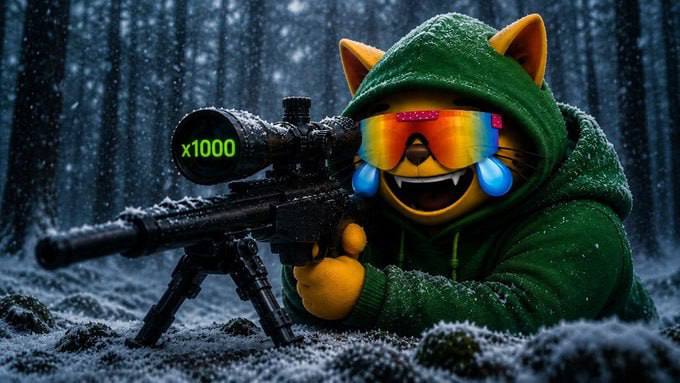 AI-generated Mog in Hood sniper meme example